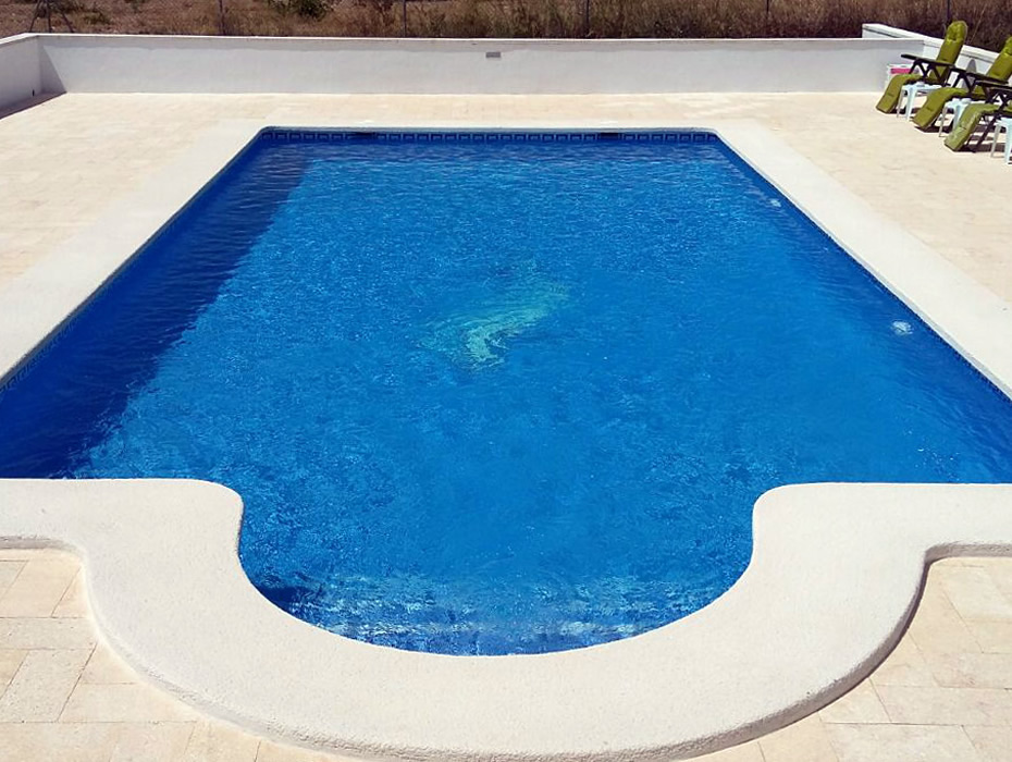 Custom Swimming Pool and Terrace in Sax (Alicante)